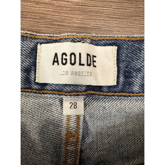 AGOLDE Riley High Rise Straight Crop in Escalate 28 - Picture 2 of 13